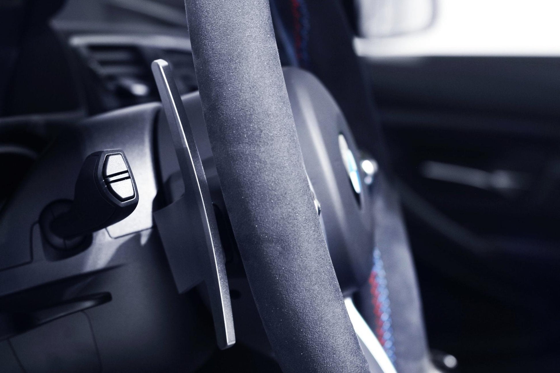 BMW F Chassis Blackline Spec Billet Paddle Shifter Set - Silver-Interior-Silicon Valley Bimmer