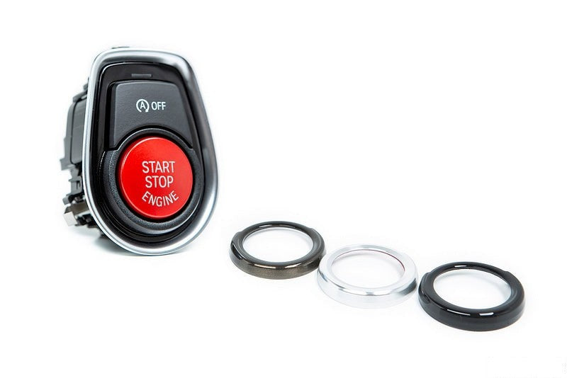 BMW F-Chassis Red Start / Stop Button and Ignition Module-Interior-Silicon Valley Bimmer