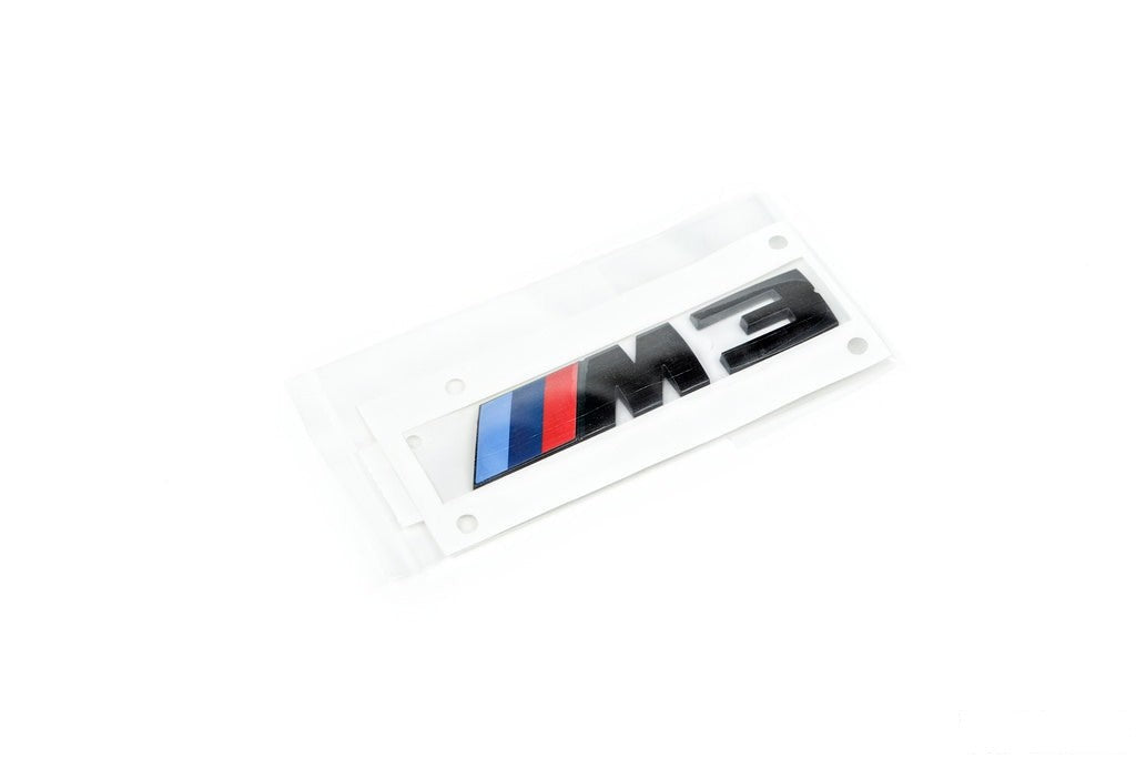 BMW F80 M3 Trunk Emblem - Gloss Black-Exterior-Silicon Valley Bimmer