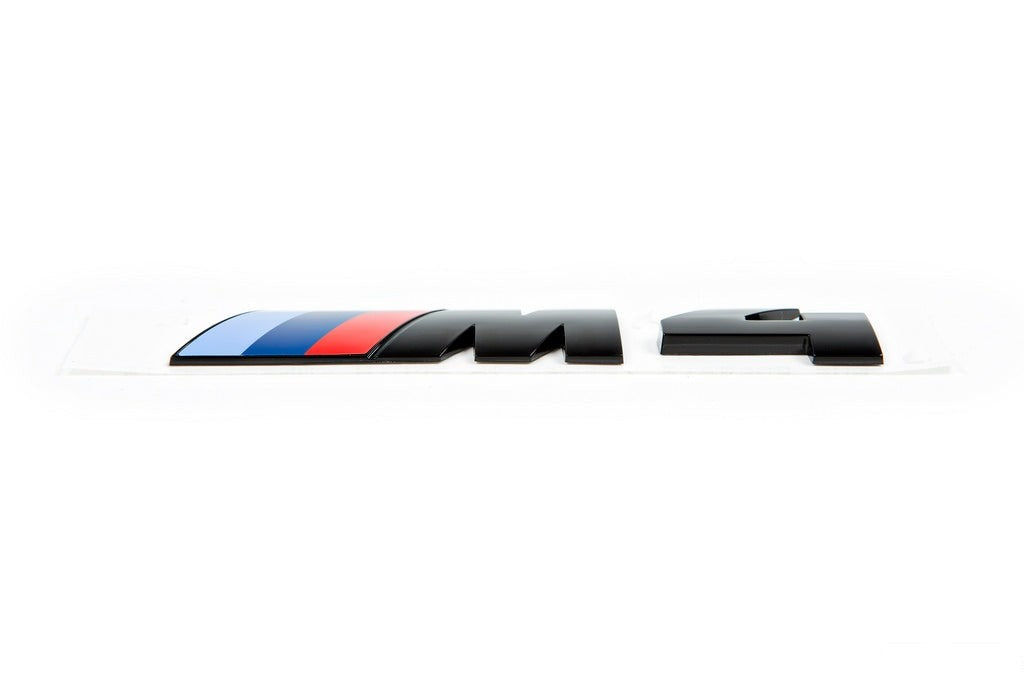 BMW F82 M4 Trunk Emblem - Gloss Black-Exterior-Silicon Valley Bimmer