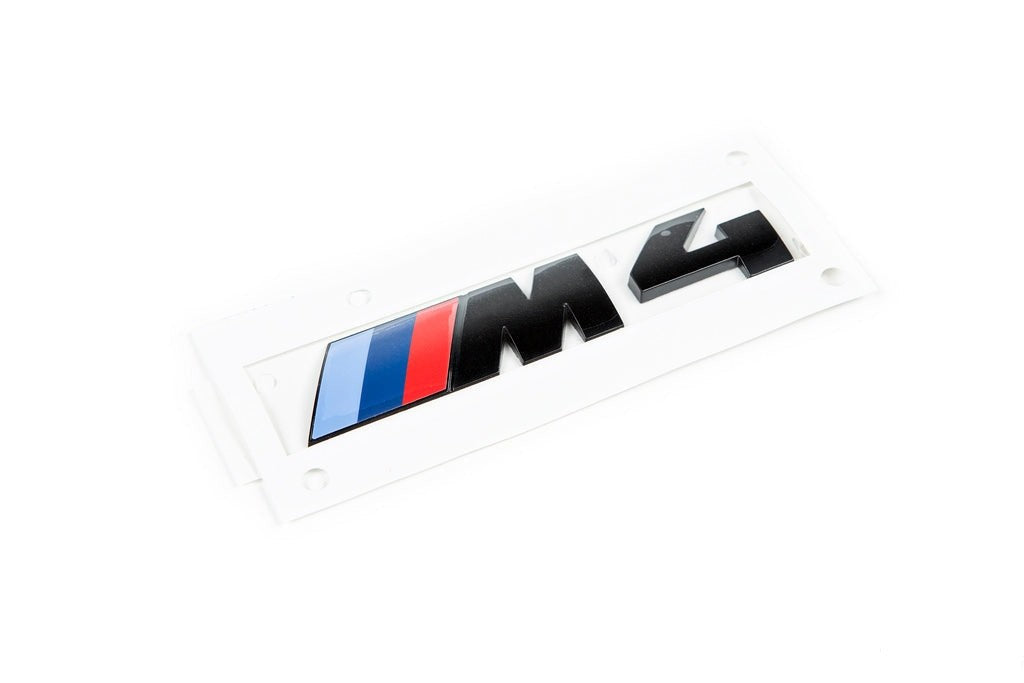 BMW F82 M4 Trunk Emblem - Gloss Black-Exterior-Silicon Valley Bimmer