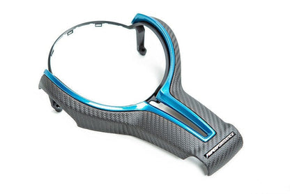 BMW F8X M Performance Steering Wheel Trim - Matte Carbon-Interior-Silicon Valley Bimmer
