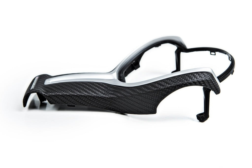 BMW F8X M Performance Steering Wheel Trim - Matte Carbon-Interior-Silicon Valley Bimmer