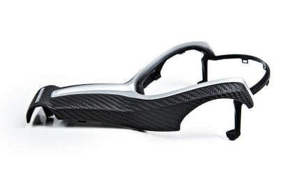 BMW F8X M Performance Steering Wheel Trim - Matte Carbon-Interior-Silicon Valley Bimmer