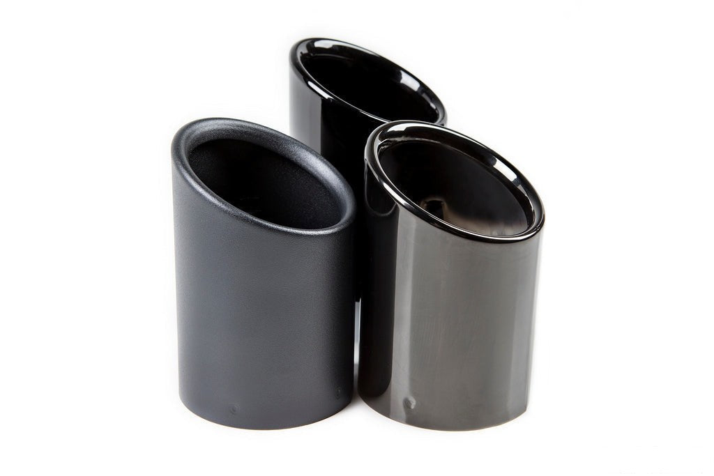 BMW F8X M3 / M4 Competition Package Exhaust Tip Set - Black Chrome-Exhaust-Silicon Valley Bimmer