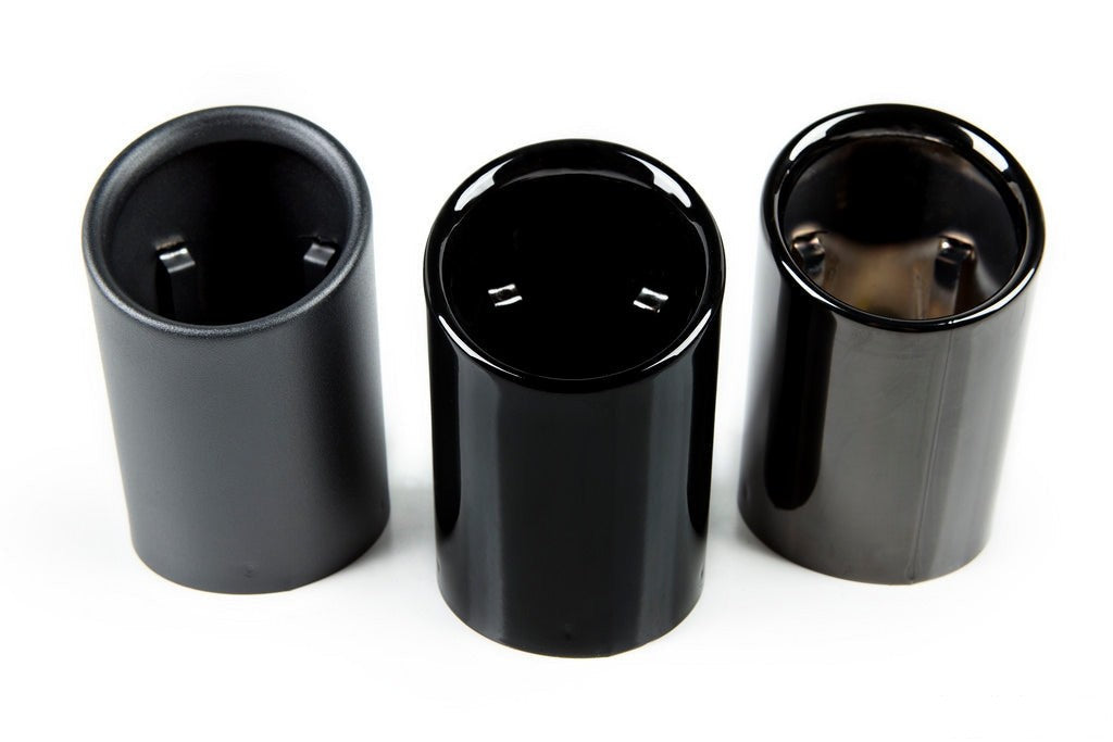 BMW F8X M3 / M4 Competition Package Exhaust Tip Set - Black Chrome-Exhaust-Silicon Valley Bimmer