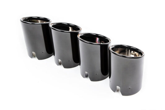 BMW F8X M3 / M4 Competition Package Exhaust Tip Set - Black Chrome-Exhaust-Silicon Valley Bimmer