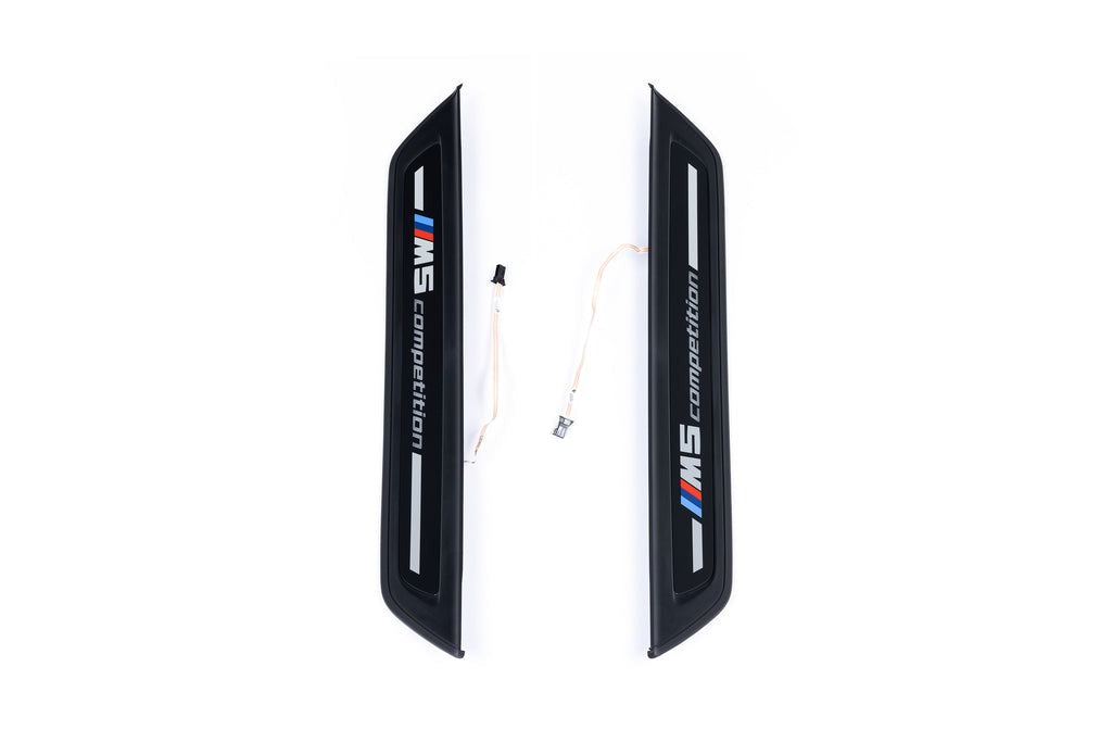 BMW F90 M5 Competition Door Sill Set-Interior-Silicon Valley Bimmer