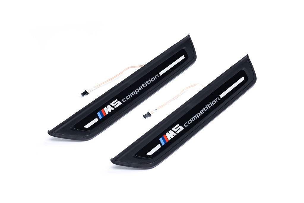 BMW F90 M5 Competition Door Sill Set-Interior-Silicon Valley Bimmer