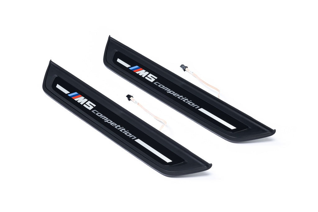 BMW F90 M5 Competition Door Sill Set-Interior-Silicon Valley Bimmer