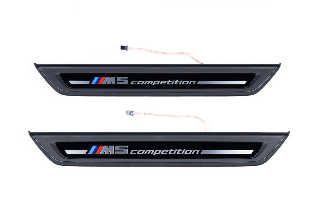 BMW F90 M5 Competition Door Sill Set-Interior-Silicon Valley Bimmer
