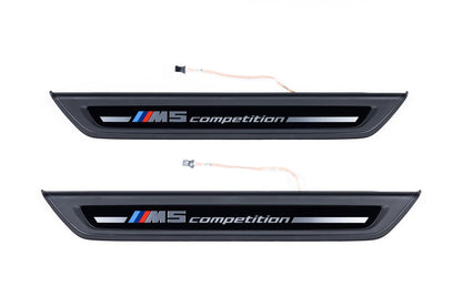 BMW F90 M5 Competition Door Sill Set-Interior-Silicon Valley Bimmer
