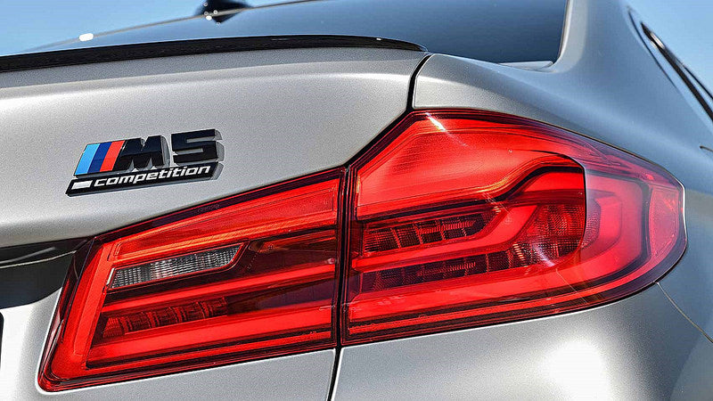 BMW F90 M5 Competition Trunk Emblem - Gloss Black-Exterior-Silicon Valley Bimmer