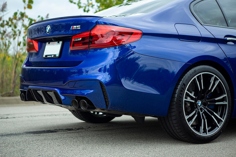 BMW F90 M5 Exhaust Tip Set - Black Chrome-Exhaust-Silicon Valley Bimmer