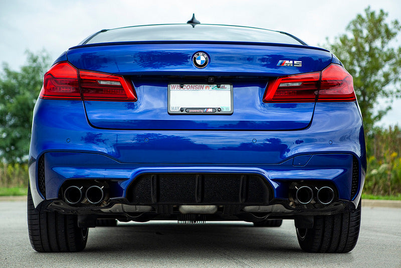 BMW F90 M5 Exhaust Tip Set - Black Chrome-Exhaust-Silicon Valley Bimmer