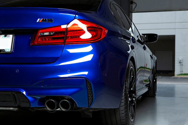 BMW F90 M5 Exhaust Tip Set - Black Chrome-Exhaust-Silicon Valley Bimmer