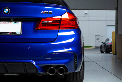 BMW F90 M5 Exhaust Tip Set - Black Chrome-Exhaust-Silicon Valley Bimmer