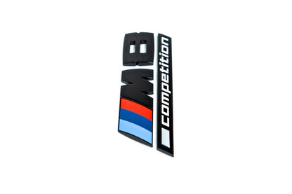 BMW F92 M8 Competition Trunk Emblem - Gloss Black-Exterior-Silicon Valley Bimmer