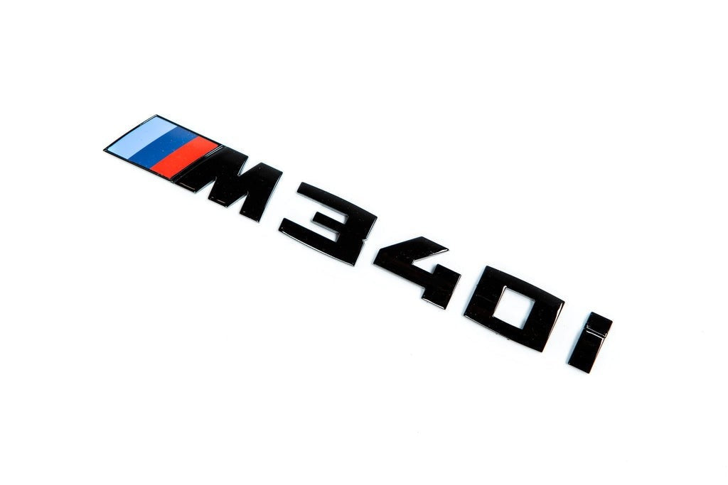 BMW G20 M340i Trunk Emblem - Gloss Black-Exterior-Silicon Valley Bimmer