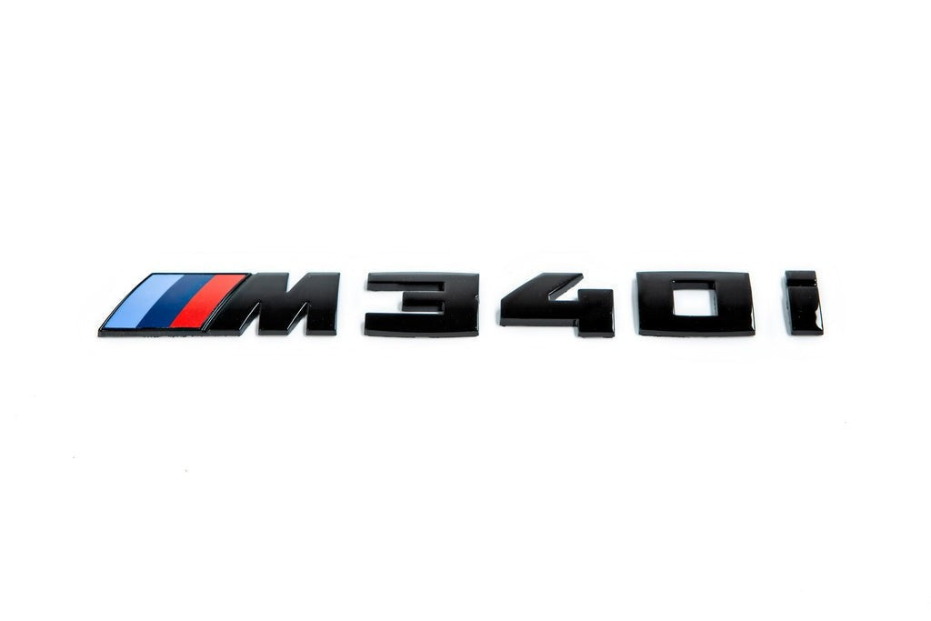 BMW G20 M340i Trunk Emblem - Gloss Black-Exterior-Silicon Valley Bimmer