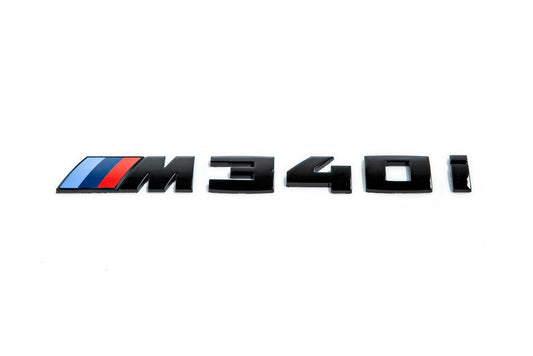 BMW G20 M340i Trunk Emblem - Gloss Black-Exterior-Silicon Valley Bimmer