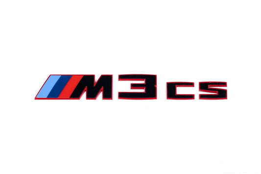 BMW G80 M3 CS Trunk Emblem-Exterior-Silicon Valley Bimmer
