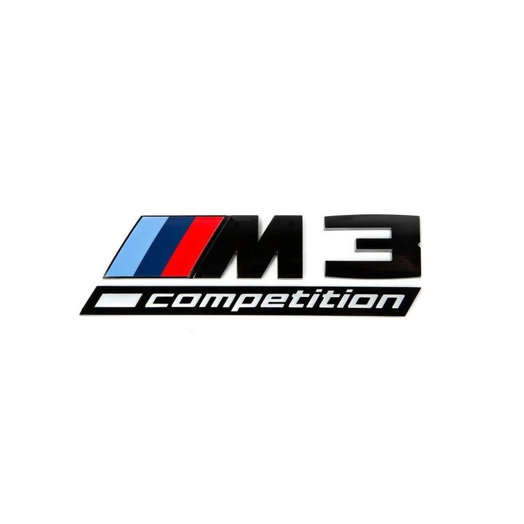 BMW G80 M3 Competition Trunk Emblem-Exterior-Silicon Valley Bimmer