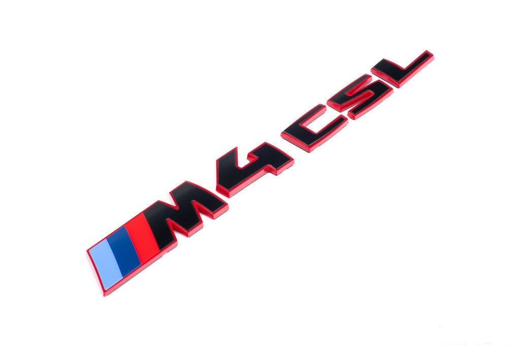 BMW G82 M4 CSL Trunk Emblem-Exterior-Silicon Valley Bimmer