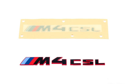 BMW G82 M4 CSL Trunk Emblem-Exterior-Silicon Valley Bimmer