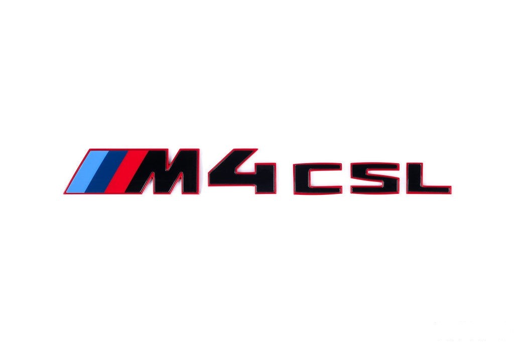 BMW G82 M4 CSL Trunk Emblem-Exterior-Silicon Valley Bimmer