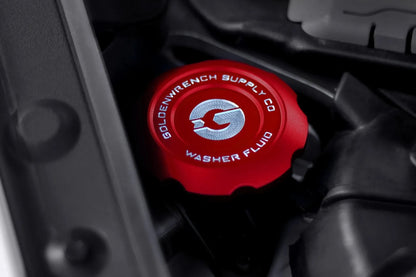 BMW M Car F Series BLACKLINE Performance Edition RED Washer Fluid Cap-Exterior-Silicon Valley Bimmer
