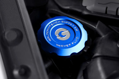 BMW M Car F Series BLACKLINE Performance Motorsport BLUE Washer Fluid Cap-Exterior-Silicon Valley Bimmer