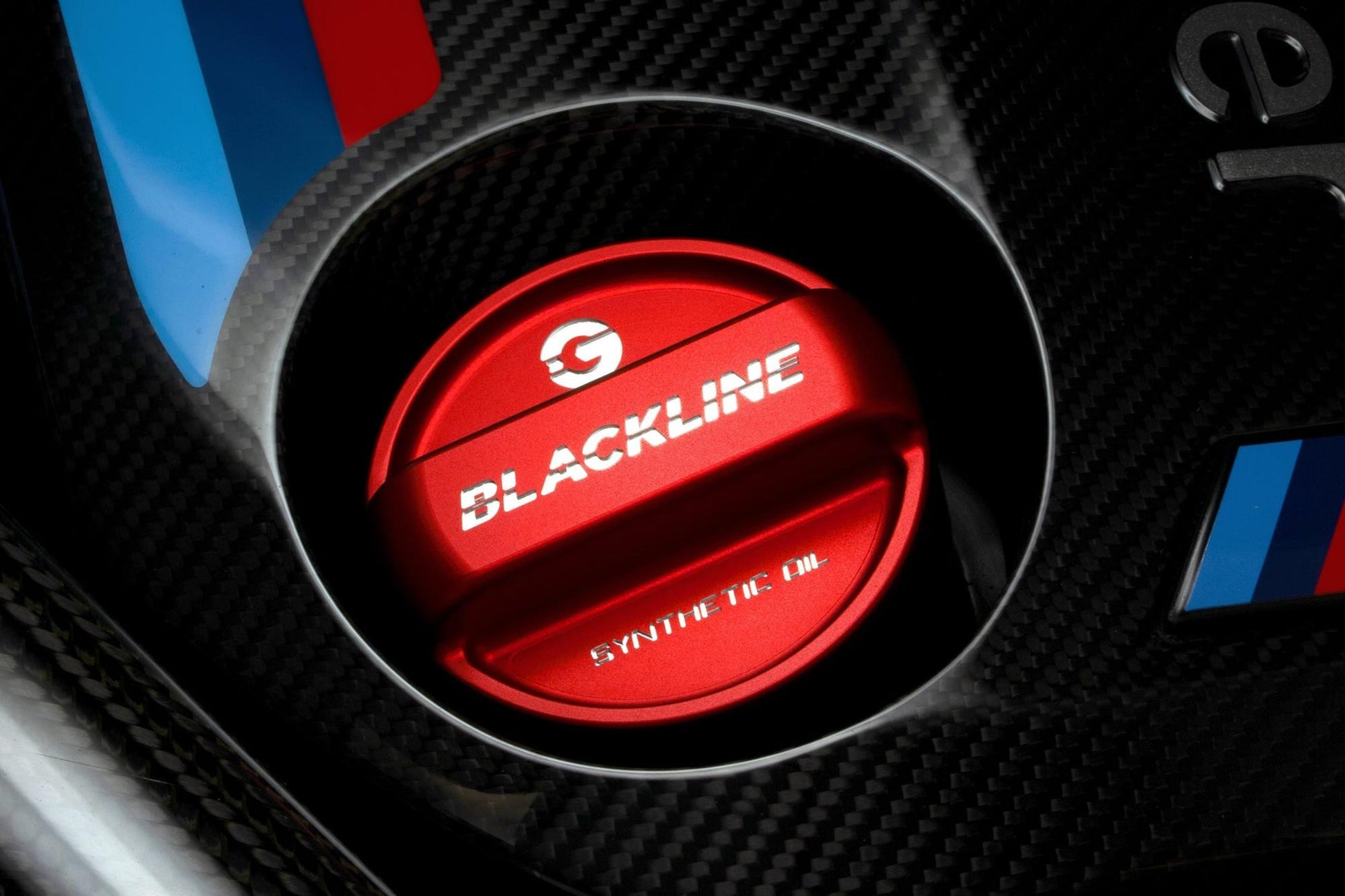 BMW M Car Series Blackline Performance Edition Red Oil Cap Cover (Limited Colorway)-Exterior-Silicon Valley Bimmer