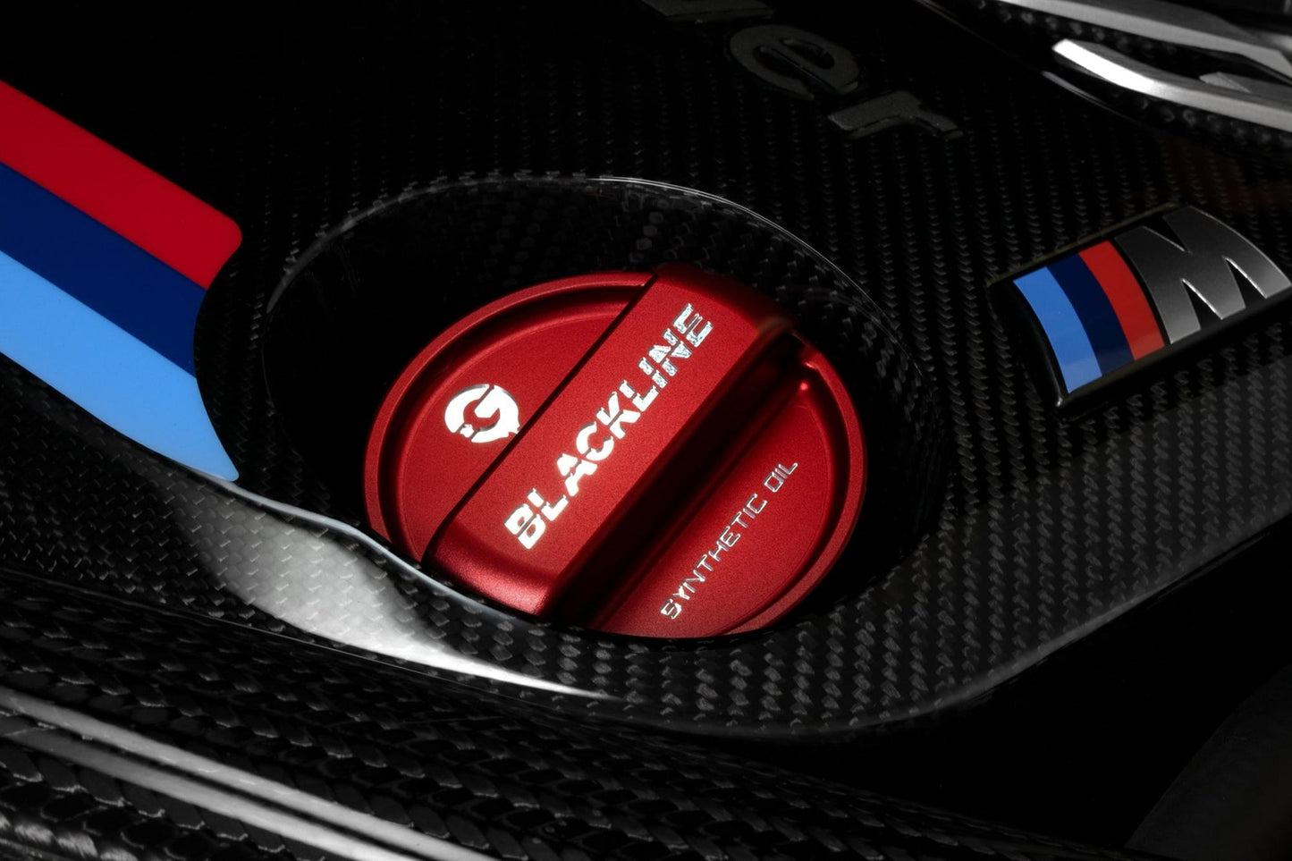 BMW M Car Series Blackline Performance Edition Red Oil Cap Cover (Limited Colorway)-Exterior-Silicon Valley Bimmer