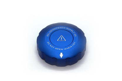 BMW M Car Series Blackline Performance Motorsport Blue Coolant Expansion Tank Cap Cover-Exterior-Silicon Valley Bimmer