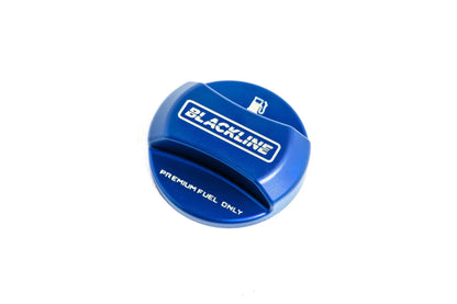 BMW M Car Series Blackline Performance Motorsport Blue Fuel Cap Cover-Exterior-Silicon Valley Bimmer