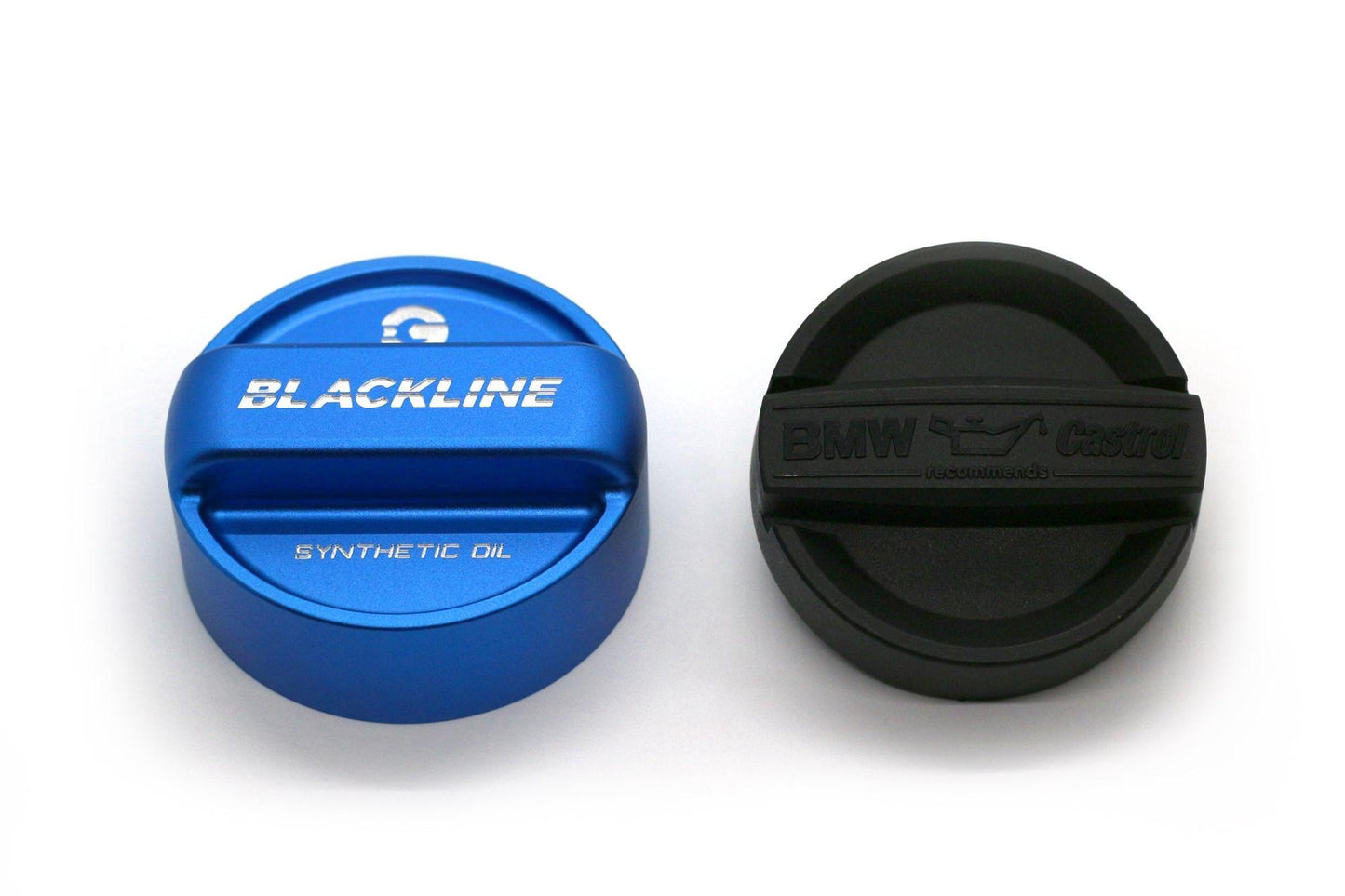 BMW M Car Series Blackline Performance Motorsport Blue Oil Cap Cover-Exterior-Silicon Valley Bimmer