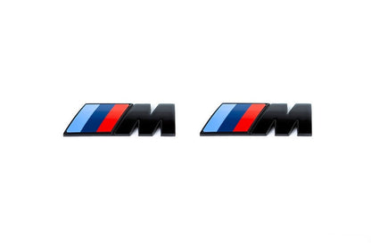 BMW M Fender Emblem Set - Gloss Black-Exterior-Silicon Valley Bimmer