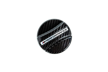 BMW M Performance Carbon Gas Cap Cover-Exterior-Silicon Valley Bimmer