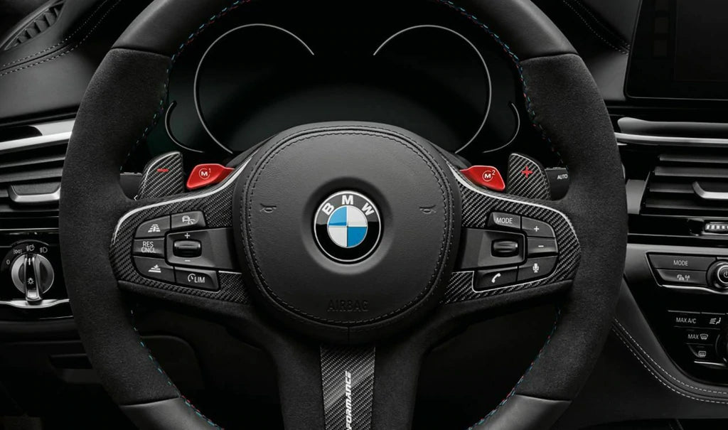BMW M Performance Carbon Shift Paddle Set for G Series Models-Interior-Silicon Valley Bimmer