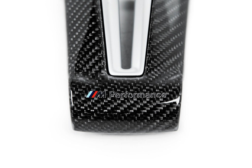 BMW M Performance F-Chassis Steering Wheel Trim - Gloss Carbon-Interior-Silicon Valley Bimmer
