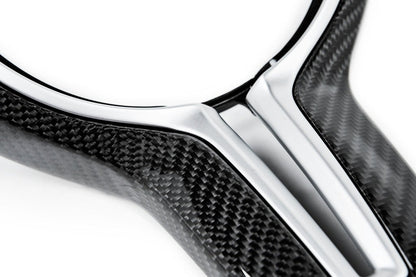 BMW M Performance F-Chassis Steering Wheel Trim - Gloss Carbon-Interior-Silicon Valley Bimmer