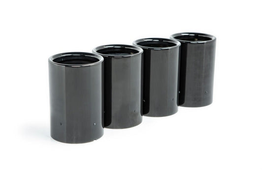 BMW M Performance F87 M2 Black Chrome Exhaust Tip Set - Straight Cut-Exhaust-Silicon Valley Bimmer