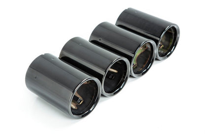 BMW M Performance F87 M2 Black Chrome Exhaust Tip Set - Straight Cut-Exhaust-Silicon Valley Bimmer