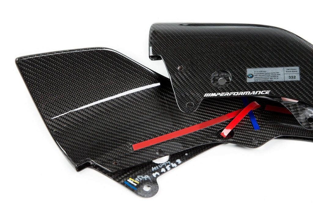 BMW M Performance F87 M2 Carbon Front Winglet Set-Exterior-Silicon Valley Bimmer