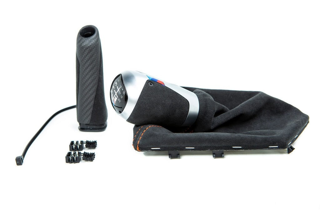 BMW M Performance F87 M2 LCI Shift Knob + Parking Brake Handle Package-Interior-Silicon Valley Bimmer