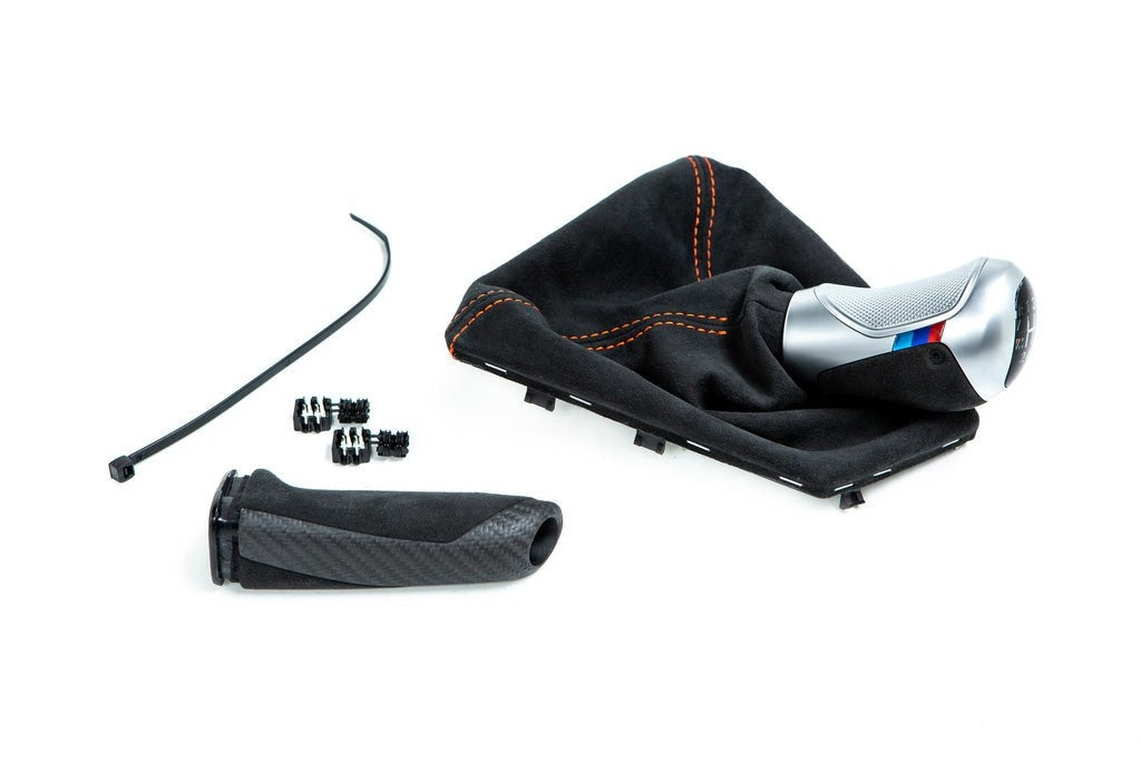 BMW M Performance F87 M2 LCI Shift Knob + Parking Brake Handle Package-Interior-Silicon Valley Bimmer