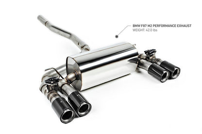 BMW M Performance F87 M2 (N55) Performance Exhaust + Bluetooth Valve Control-Exhaust-Silicon Valley Bimmer