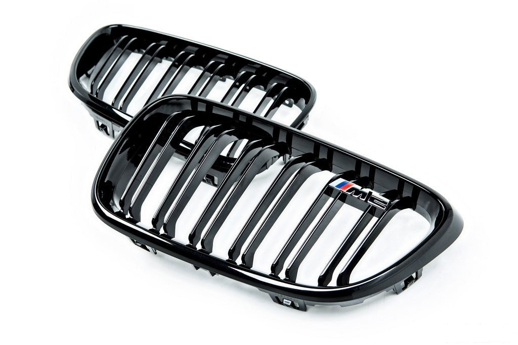 BMW M Performance F87 M2 Shadowline Front Grille Set-Exterior-Silicon Valley Bimmer