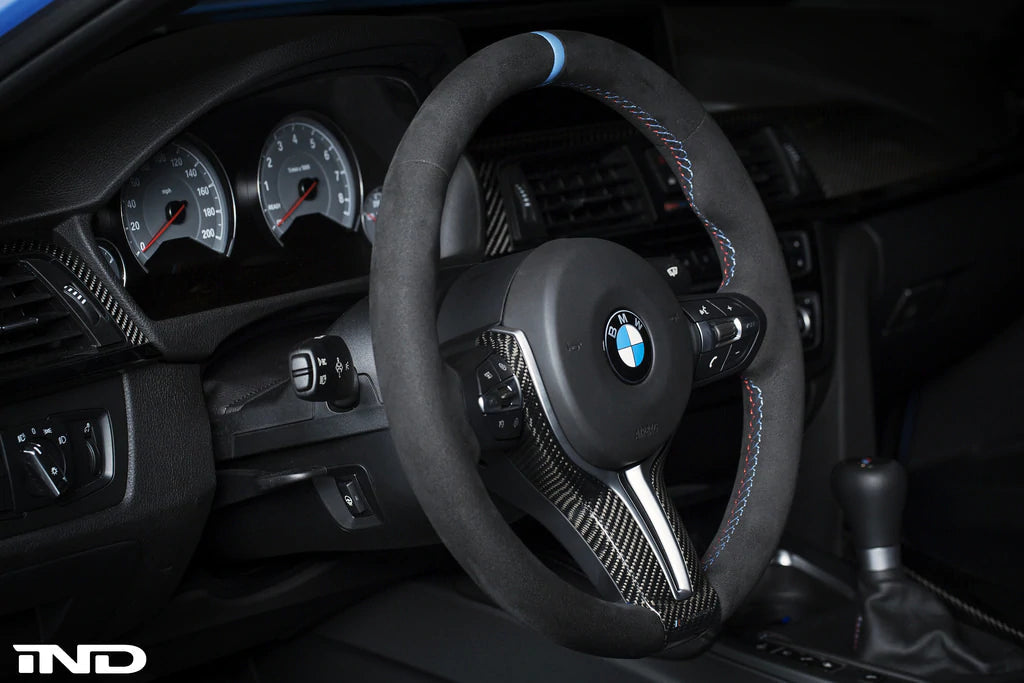 BMW M Performance F8X M2 M3 M4 Alcantara Steering Wheel - V1-Interior-Silicon Valley Bimmer